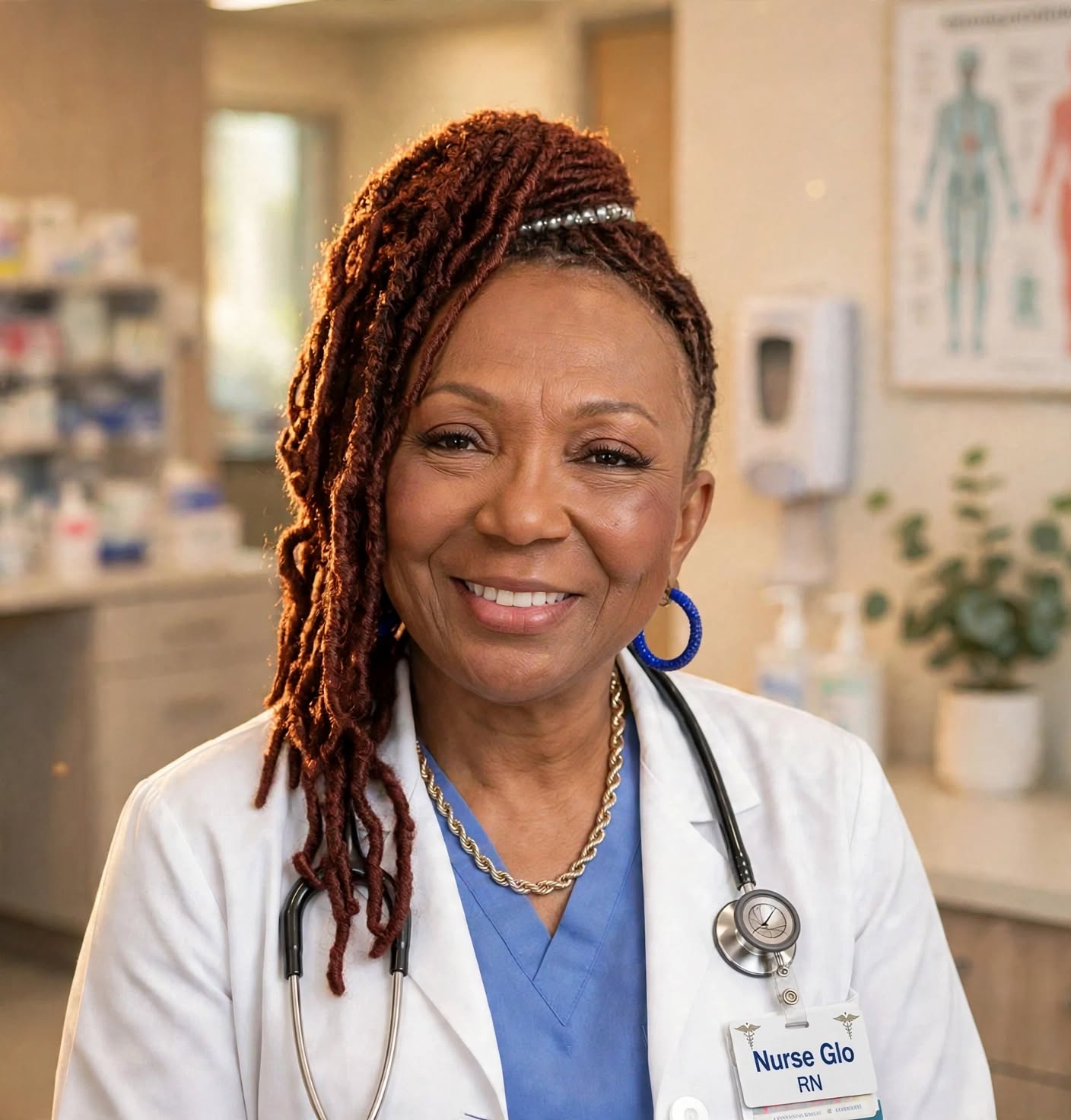 Nurse Glo, registered nurse and wellness educator